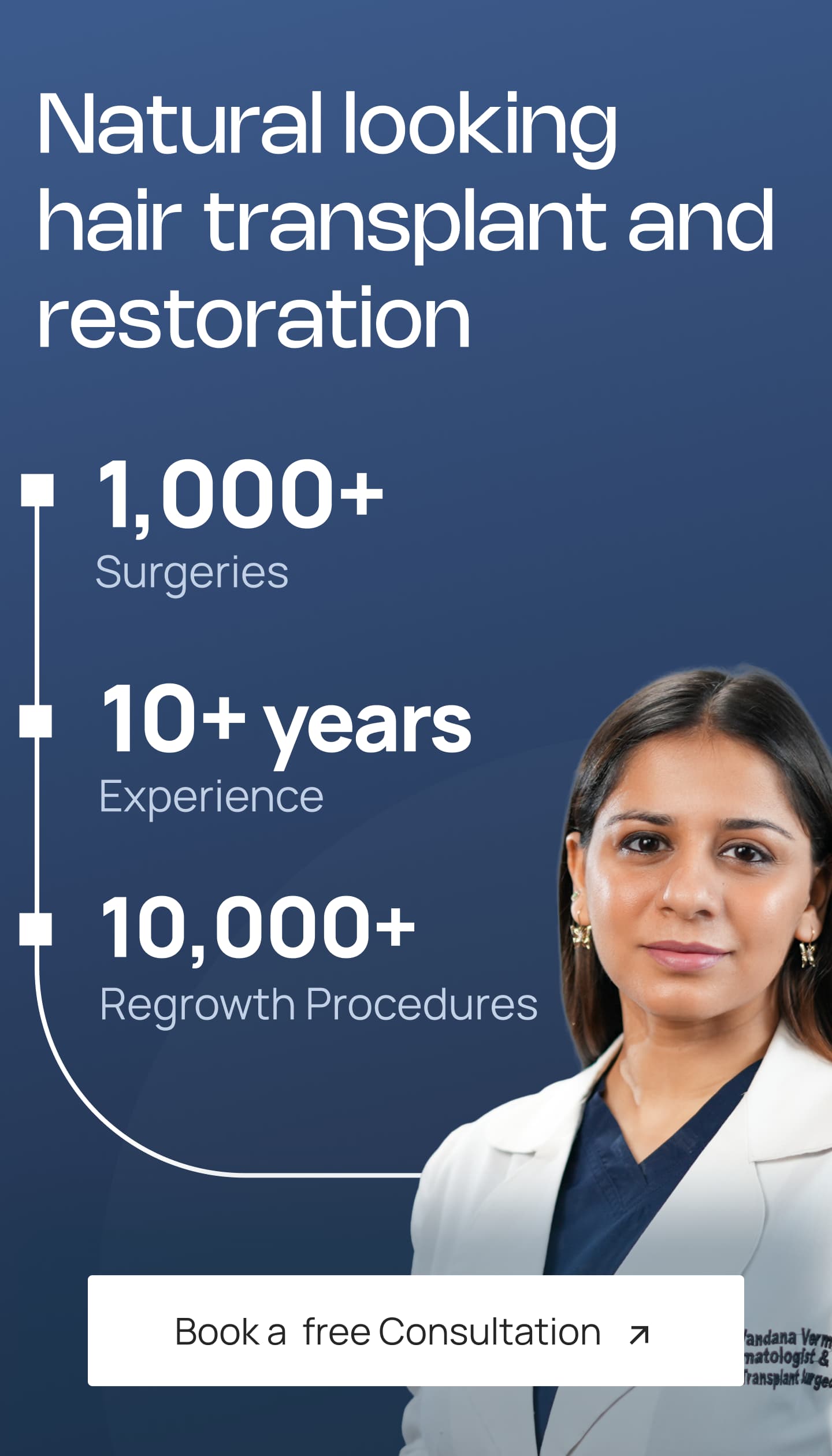 Doctor-led hair restoration