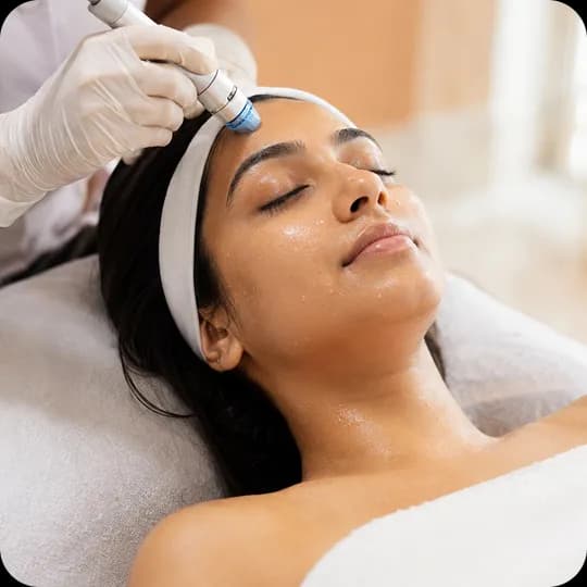 Hydrafacial treatment