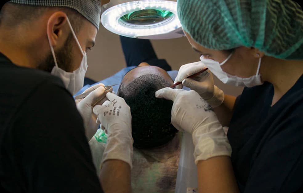 Unshaven Hair Transplant