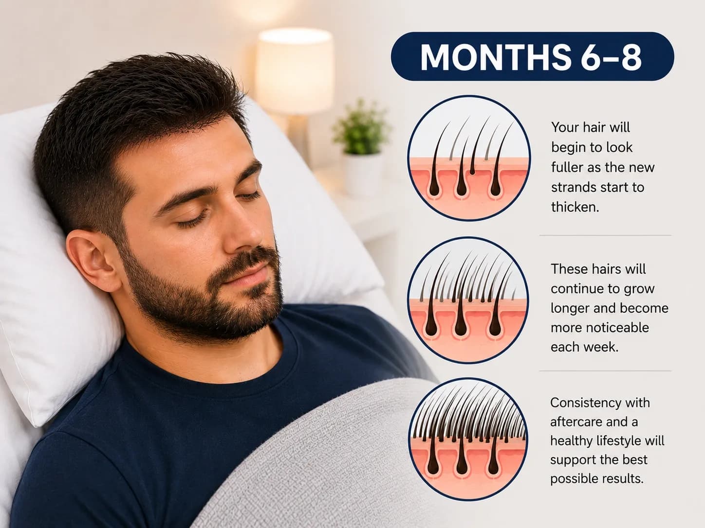 New Strands Grow Thicker and Longer