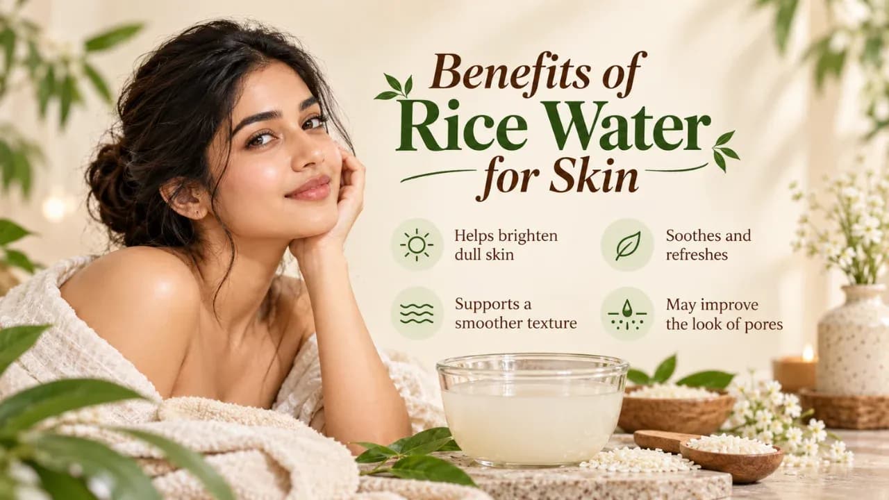 benefits of rice water for skin