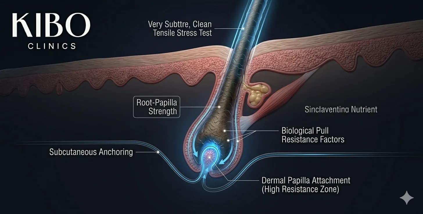 weak hair roots causes
