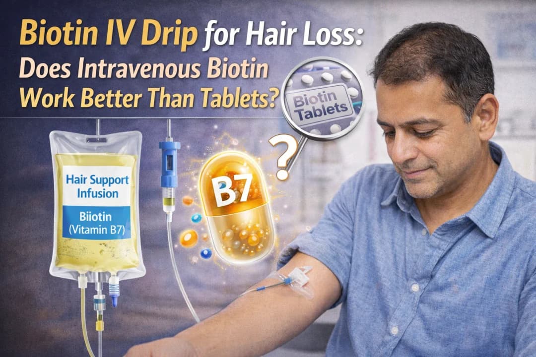Biotin IV Drip for Hair Loss