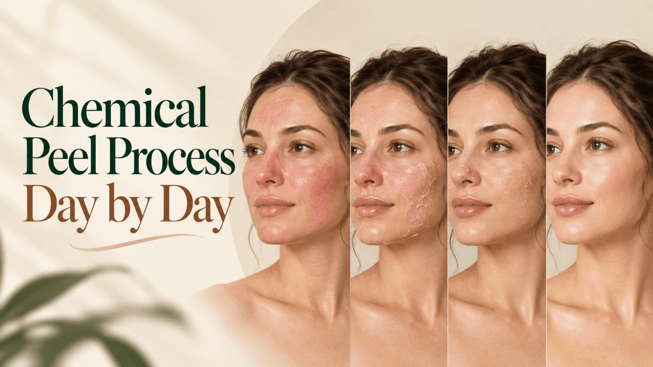 Chemical peel step by step Process