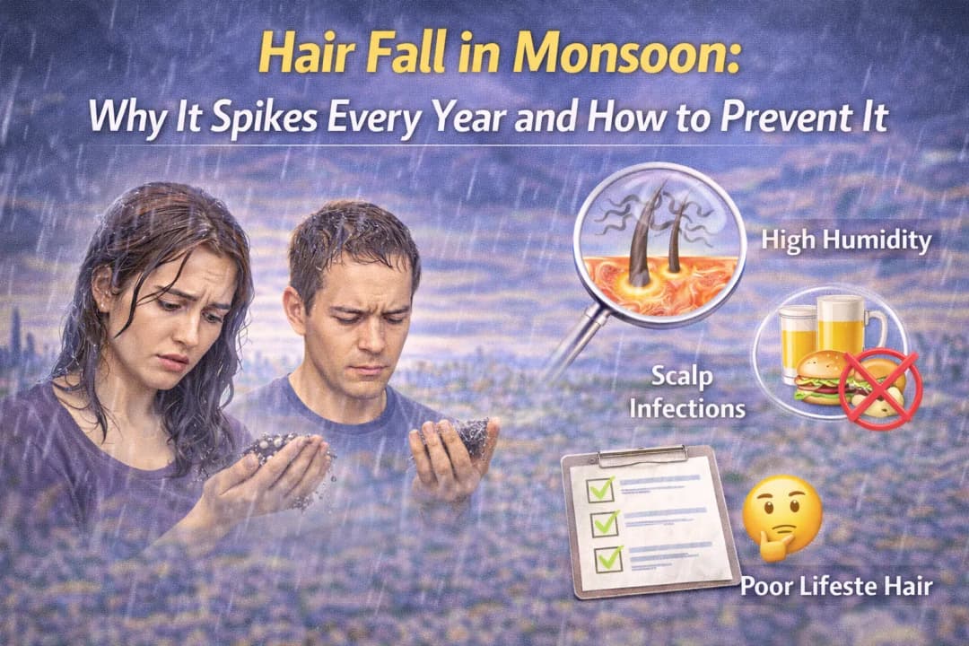 Hair Fall in Monsoon
