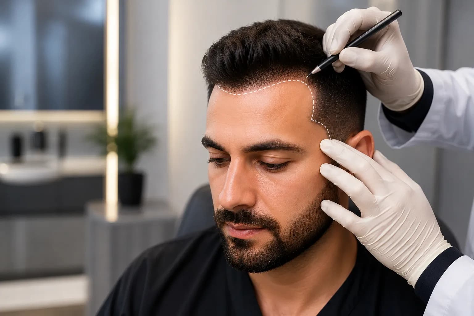 Hairline Correction