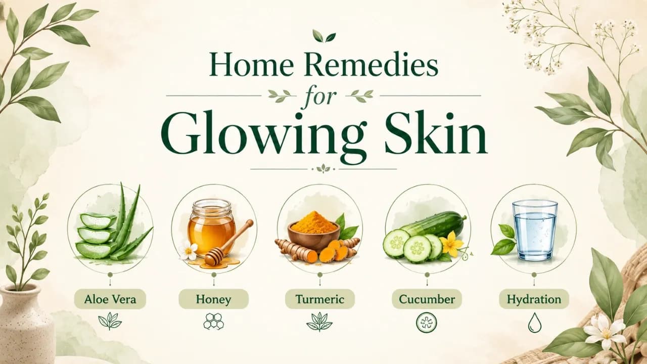 home remedies for glowing skin