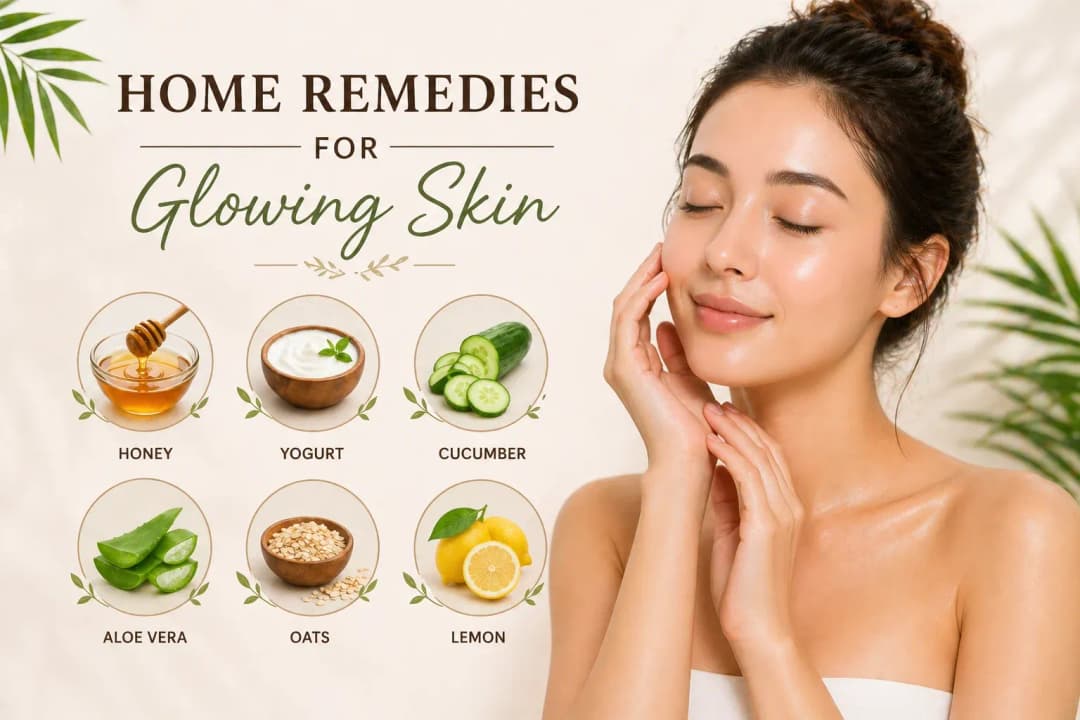 home remedies for glowing skin