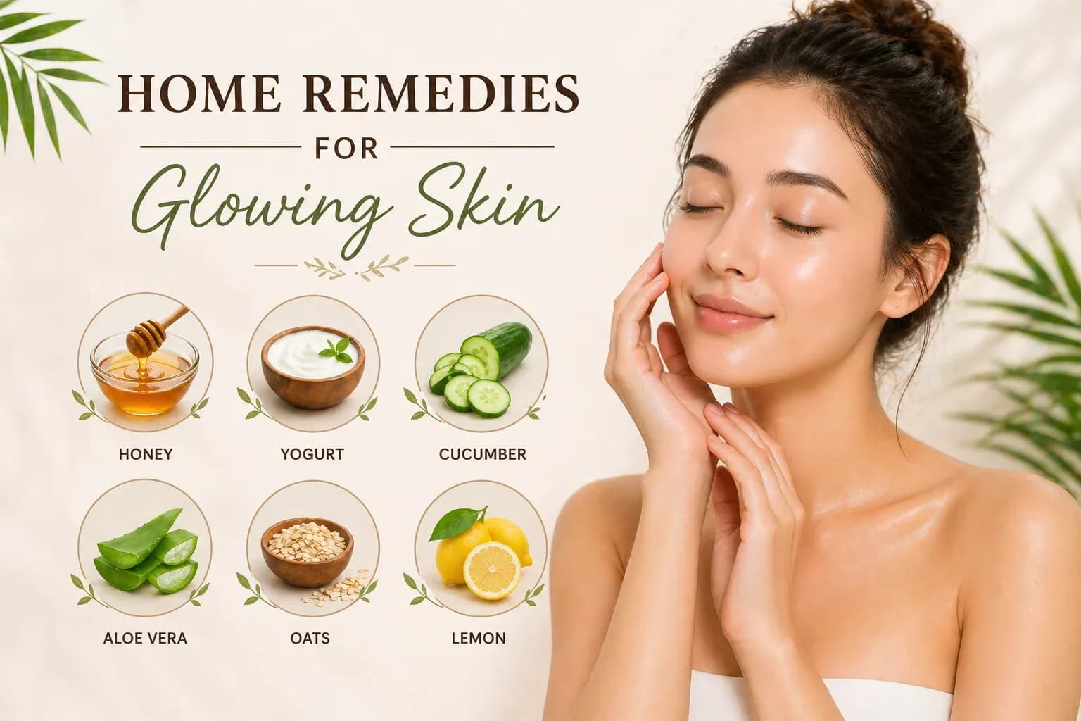 home remedies for glowing skin