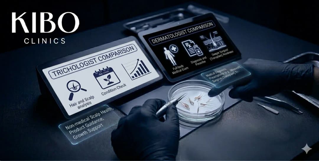 Trichologist vs dermatologist guide for hair treatment