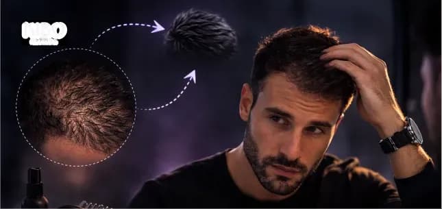 Ugly duckling phase hair transplant showing early growth concealment techniques styling options and temporary coverage methods