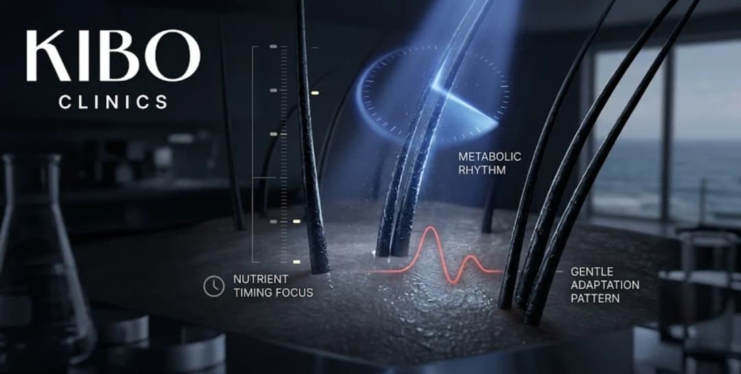 Intermittent fasting hair impact showing nutritional timing effects metabolic changes and fasting-related shedding patterns