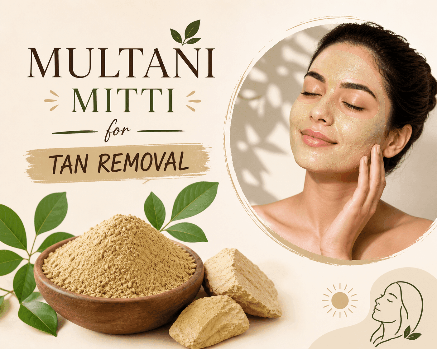 multani mitti for tan removal