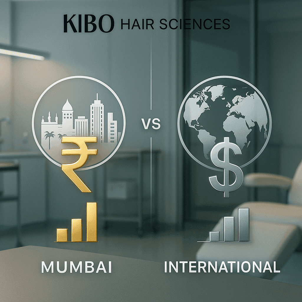 Mumbai vs international hair transplant cost benefit comparison