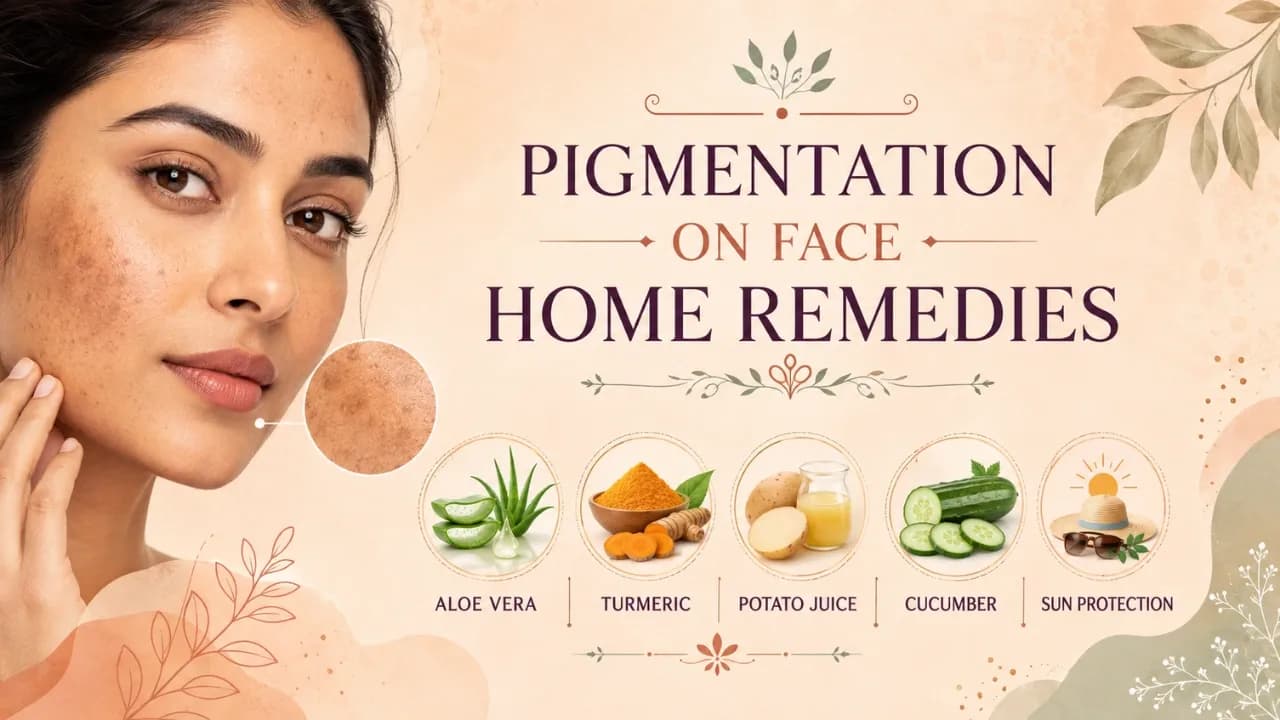 pigmentation on face home remedies