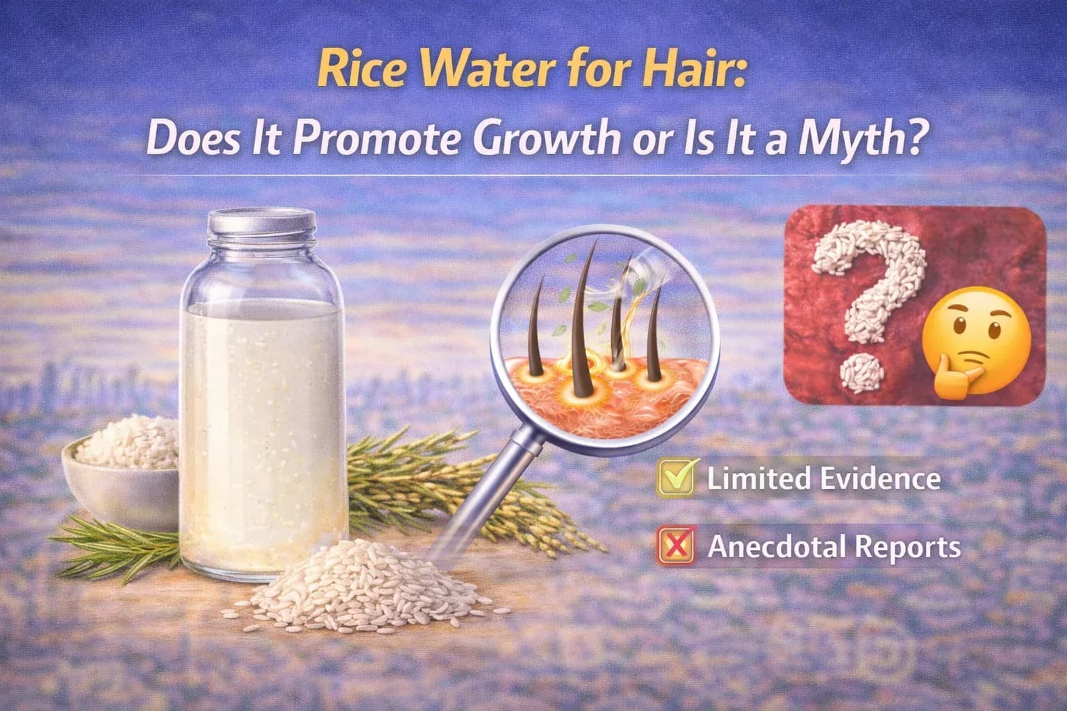 Rice Water for Hair Growth