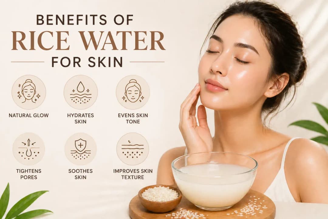 benefits of rice water for skin