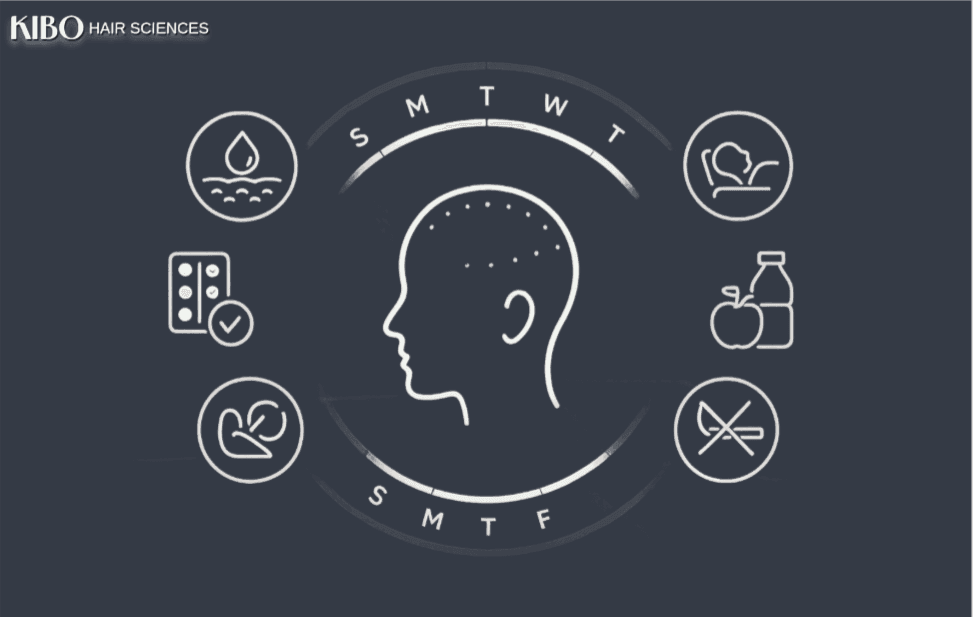 First week self care routine after hair transplant