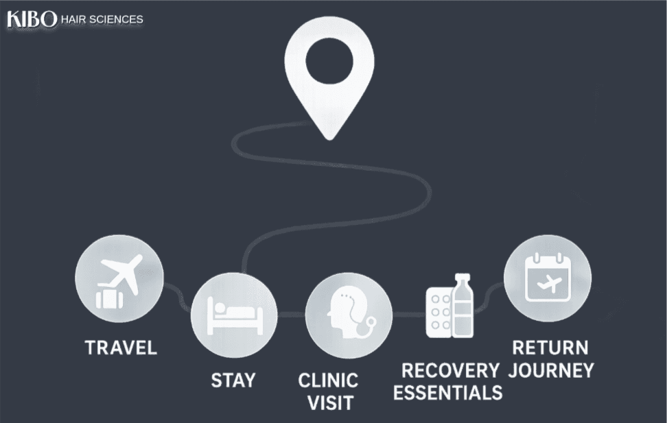 Travel planning for hair transplant patients visiting Mumbai clinics