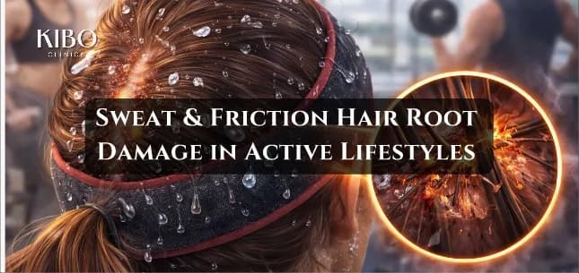 does sweat cause hair loss