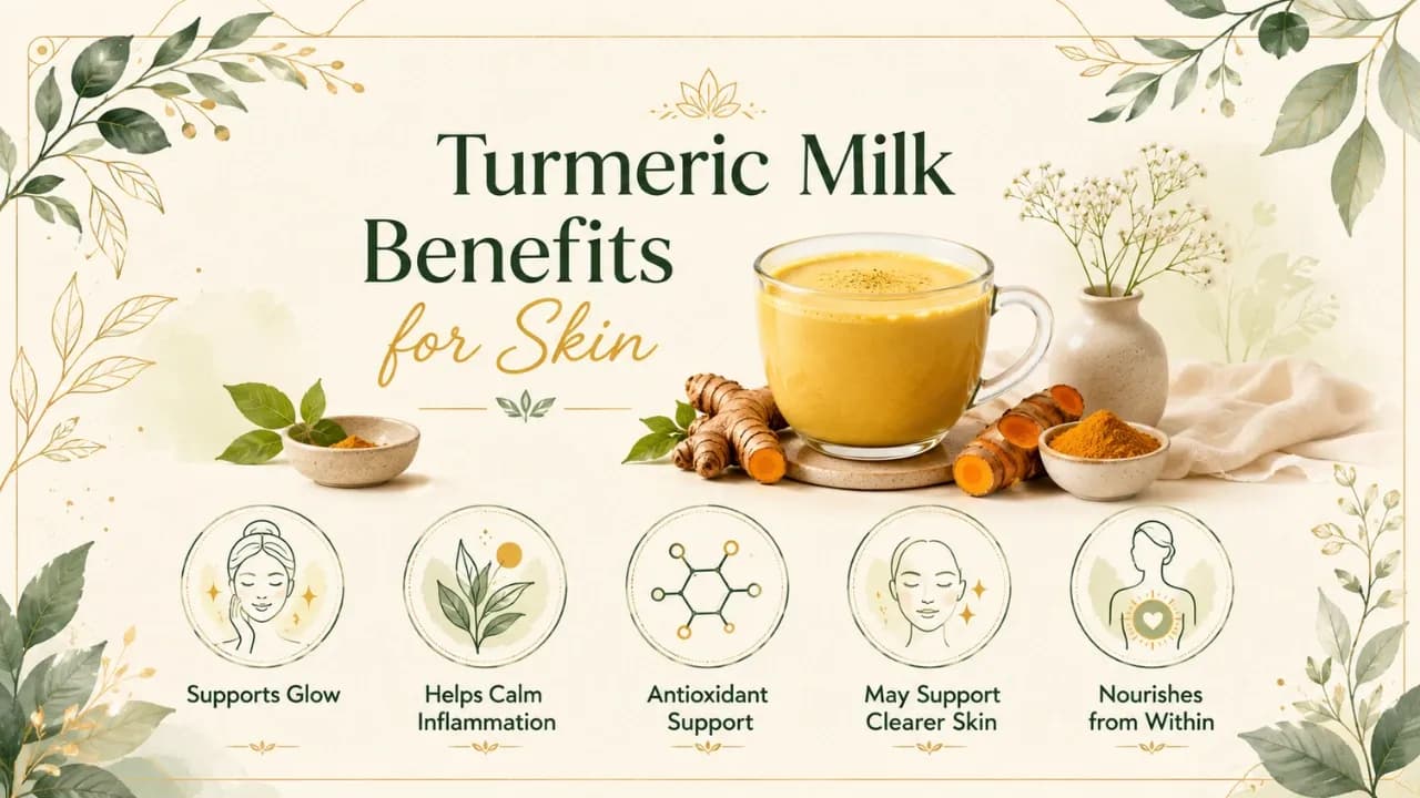turmeric milk benefits for skin