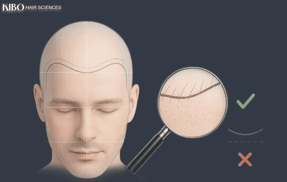 natural hairline design and structure