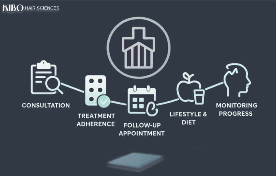 Hair transplant consultation process showing clear communication and guidance