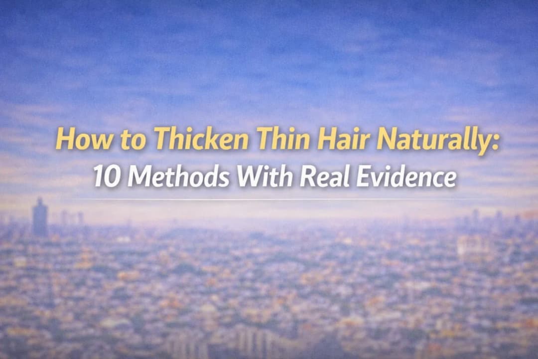 How to Thicken Hair Naturally - 10 Evidence-Based Methods
