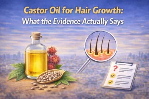 Castor Oil for Hair Growth: What the Evidence Actually Says