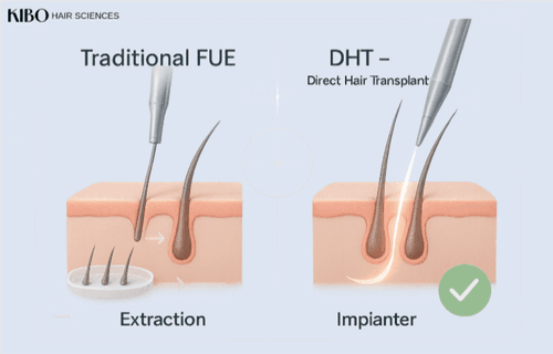DHT vs Traditional FUE: Simultaneous Extraction-Implantation Benefits