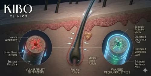 Fine Hair and Traction Stress: Why Fine Hair Loses to Tight Styles Faster