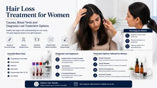 Hair Treatment for Women: Causes, Tests And Best Options