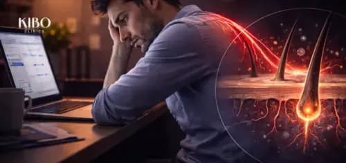 Hair Loss Due to Work Stress: How Desk Jobs Affect Scalp Circulation and Hair Growth