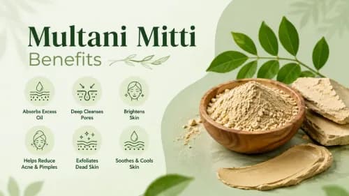 Multani Mitti Benefits: Uses, Skin Types & Precautions