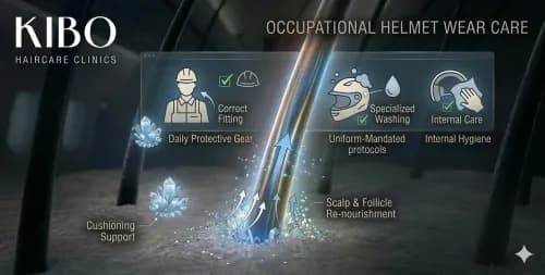 Hair Loss From Helmet and Uniform Use: Protective Routine for Daily Wearers