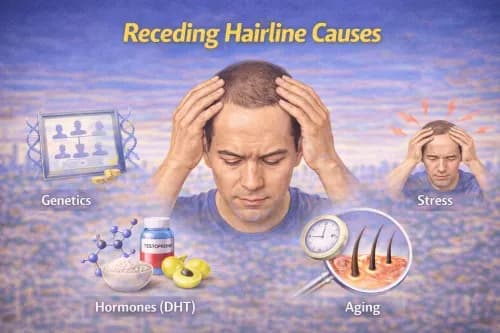 Receding Hairline Causes, Signs and Treatment