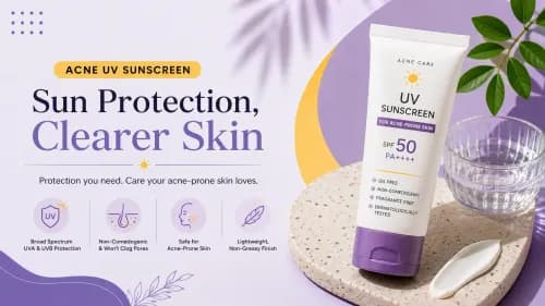 Acne UV Sunscreen: Benefits, Types and How to Use It