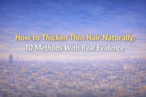 How to Thicken Thin Hair Naturally: 10 Methods With Real Evidence